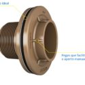 ADAPTADOR FLANGE SOLDÁVEL P/ CAIXA D’ÁGUA  – FORTLEV