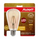 LÂMPADA RETRO PERA VINTAGE LED ST64 E27 AMB2200K BIVOLT – AVANT